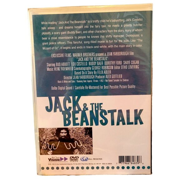 Jack & the Beanstalk with Abbott & Costello 1collector's Edition 4043dvd - Picture 2 of 2